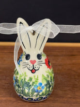 Load image into Gallery viewer, Bunny Rabbit Ornament - Field of Flowers
