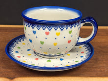 Load image into Gallery viewer, Teacup &amp; Saucer, Kalich - Pastel Hearts
