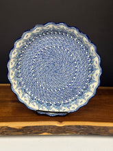 Load image into Gallery viewer, Pie Plate, Fluted 10" - Blue Sage
