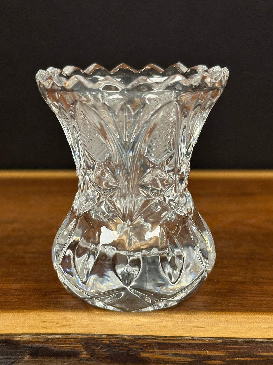 Crystal, Pre-owned Bohemia Toothpick Vase