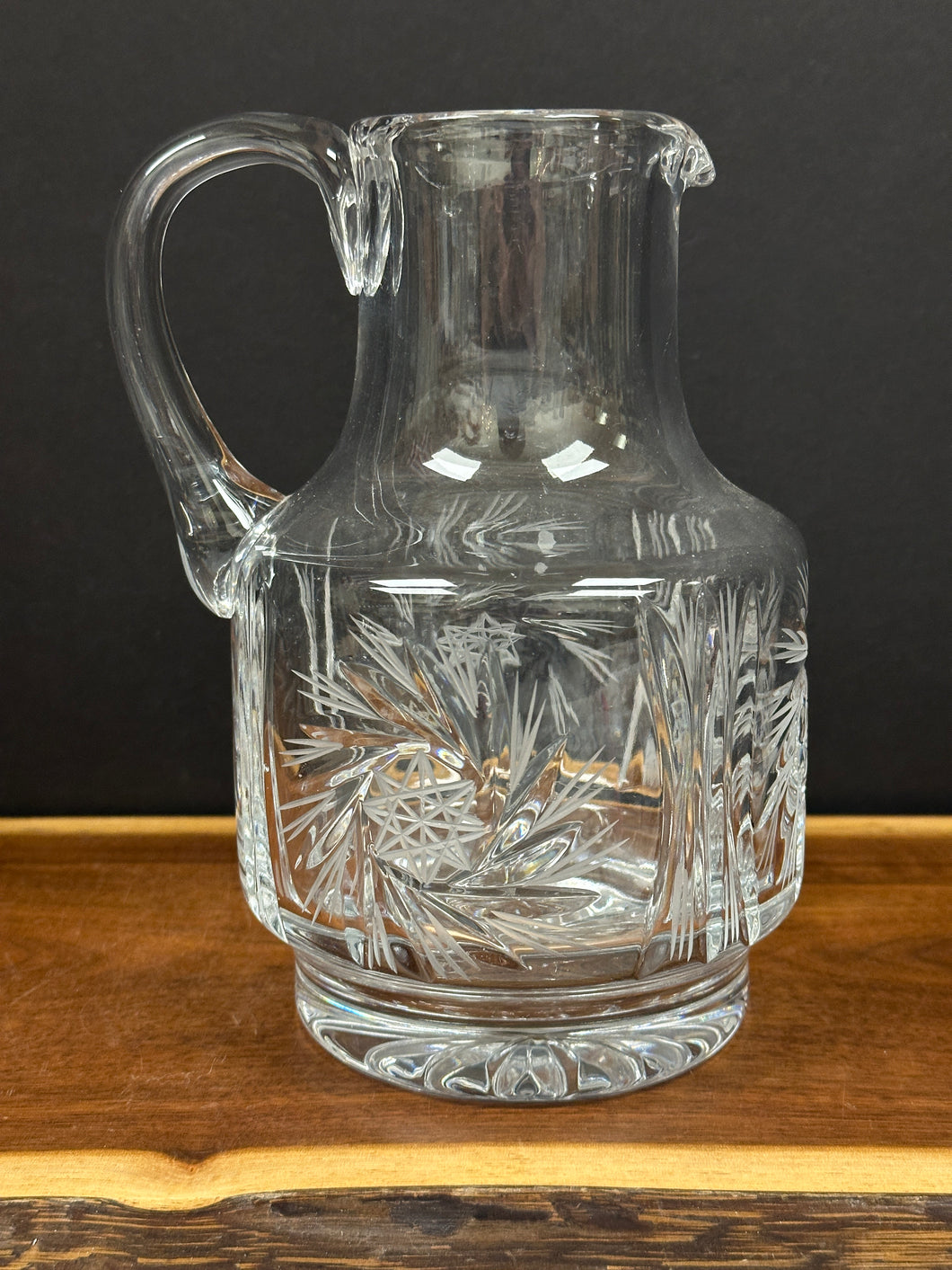 Crystal, Pre-owned Bohemia Pitcher 1.25L