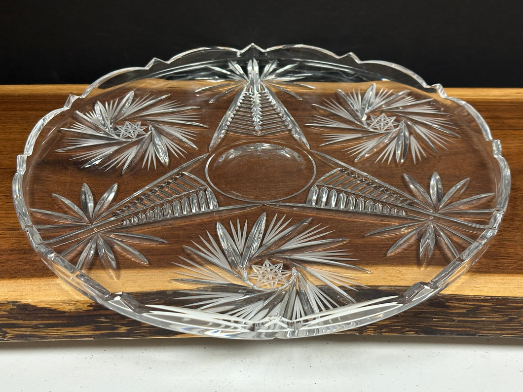 Crystal, Pre-owned Bohemia Platter