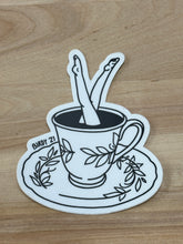 Load image into Gallery viewer, Sticker by Birdy, Tea Legs Wreath Design
