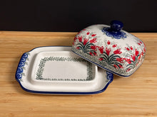 Load image into Gallery viewer, Butter Dish - Crimson Bells
