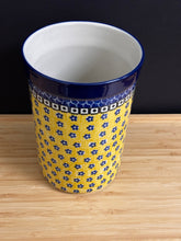 Load image into Gallery viewer, Wine Crock/Utensil Holder 7.75” H - Sunburst
