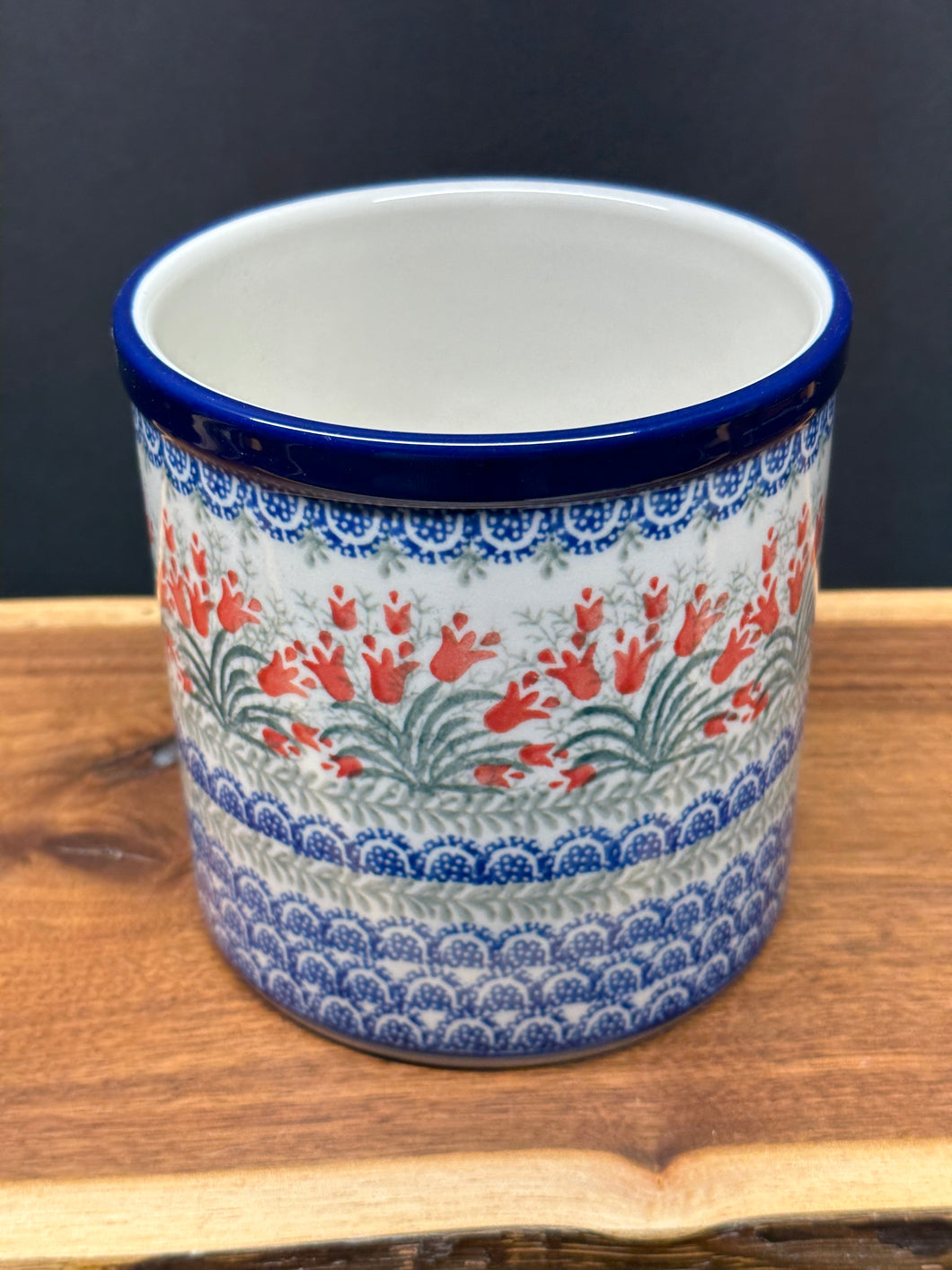 Wine Crock/ Utensil Holder 5.5