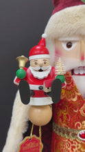 Load and play video in Gallery viewer, Nutcracker, Steinbach Santa Comes Around Part 1 - Limited Edition with Real Smoker Toy and Spinning Pyramid
