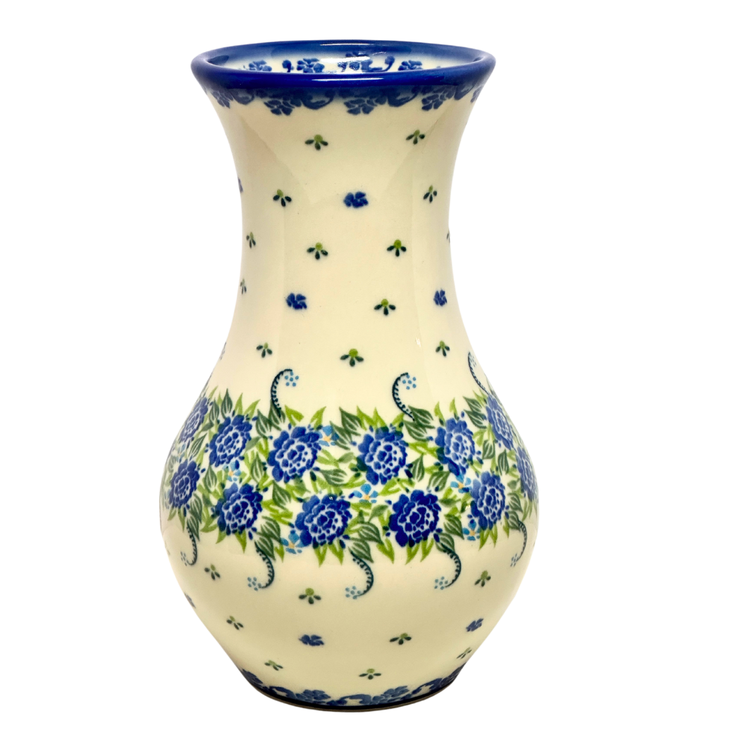 Vase - Blue Chrysanthemum