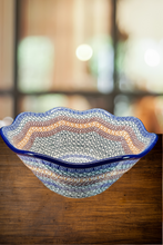 Load image into Gallery viewer, Bowl, Wavy Edge 12&quot;
