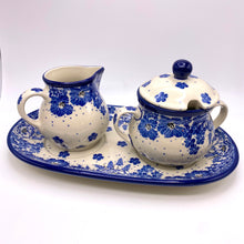 Load image into Gallery viewer, Cream &amp; Sugar Set w/tray

